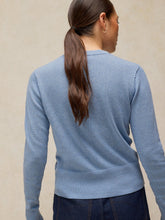 Load image into Gallery viewer, Lois Organic Cotton Cardigan - Mid Blue
