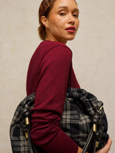 Load image into Gallery viewer, Lois Organic Cotton Cardigan - Dark Plum
