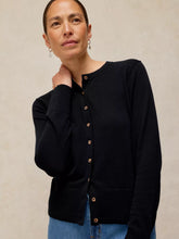 Load image into Gallery viewer, Lois Organic Cotton Cardigan - Black
