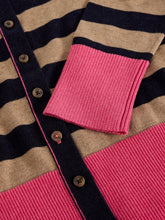 Load image into Gallery viewer, Lois Striped Organic Cotton Cardi
