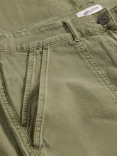 Load image into Gallery viewer, Twister Wide Leg Chino Trouser - Khaki Green
