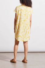 Load image into Gallery viewer, Cap Sleeve Shirt Dress - Yellow
