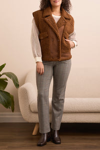 Sherpa Vest - Brown