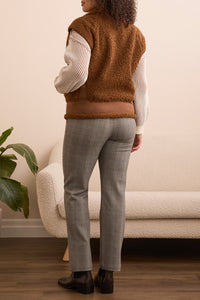 Sherpa Vest - Brown