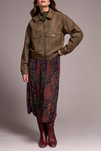 Load image into Gallery viewer, Faux Leather Barn Jacket - Cocoa
