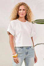 Load image into Gallery viewer, Cotton Crew Neck Tee - White
