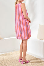 Load image into Gallery viewer, Linen Blend Dress - Rose Silk Print
