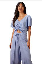 Load image into Gallery viewer, Drawstring Front Shell Blouse - Carolina
