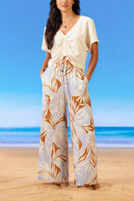 Load image into Gallery viewer, Drawstring Front Shell Blouse - Eggshell
