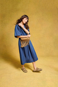 Leo Organic Cotton Denim Dress