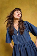 Load image into Gallery viewer, Leo Organic Cotton Denim Dress
