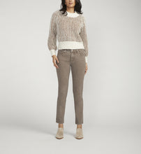 Load image into Gallery viewer, Cassie Mid Rise Straight - Taupe
