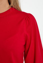 Load image into Gallery viewer, Liva Long Sleeve Pullover - Haute Red
