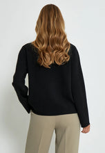 Load image into Gallery viewer, Lupi High Neck Knit Sweater - Black
