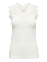 Load image into Gallery viewer, Vanessa Lace Detail Top - White

