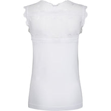 Load image into Gallery viewer, Vanessa Lace Detail Top - White
