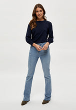 Load image into Gallery viewer, Mersin Knit Tee - Navy
