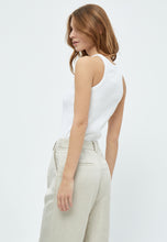 Load image into Gallery viewer, Maluna Cotton Tank Top - White
