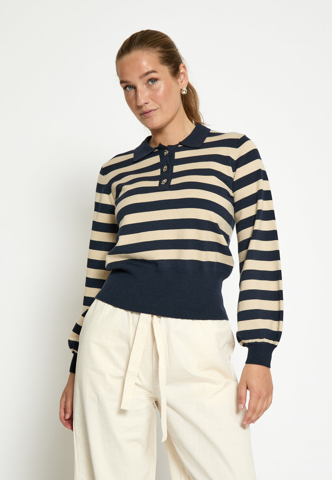 Aliana Stripe Pullover