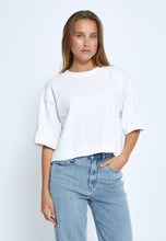 Load image into Gallery viewer, Gamma Organic Cotton Crop Tee - White
