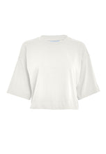 Load image into Gallery viewer, Gamma Organic Cotton Crop Tee - White
