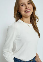Load image into Gallery viewer, Mersin Knit Tee - White
