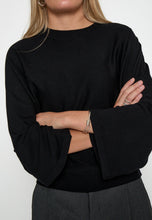 Load image into Gallery viewer, Tess Knit Shirt - Black
