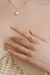 Double Dome Ring - Gold