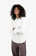 Load image into Gallery viewer, Blouse with bow detail - White
