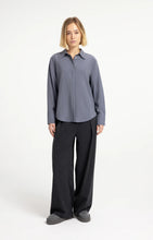 Load image into Gallery viewer, Collared Blouse - Arctic Grey
