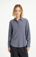 Load image into Gallery viewer, Collared Blouse - Arctic Grey
