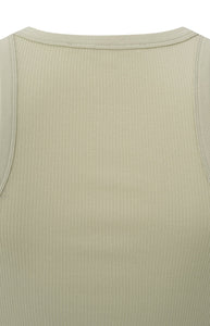 Rib Tank - Agate Grey