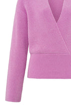 Load image into Gallery viewer, Crop Wrap Sweater - Pink
