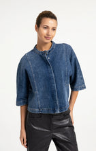 Load image into Gallery viewer, Denim 1/2 Sleeve Shirt
