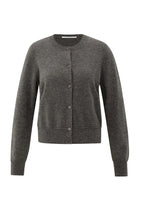 Load image into Gallery viewer, Fine Knit Cardigan - Taupe Grey
