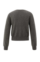 Load image into Gallery viewer, Fine Knit Cardigan - Taupe Grey
