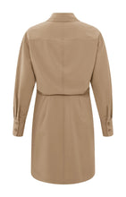 Load image into Gallery viewer, Fitted Blouse Dress - Tan
