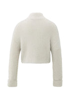 Load image into Gallery viewer, Fluffy Sweater with collar and buttons - Cloud Grey

