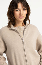 Load image into Gallery viewer, Cotton Jacquard cardigan with zipper
