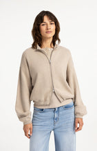 Load image into Gallery viewer, Cotton Jacquard cardigan with zipper
