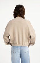Load image into Gallery viewer, Cotton Jacquard cardigan with zipper
