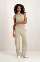 Load image into Gallery viewer, Jersey Wide Leg Pant - White Pepper Beige
