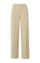 Load image into Gallery viewer, Jersey Wide Leg Pant - White Pepper Beige
