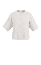 Load image into Gallery viewer, Knit Cardigan with Wide Sleeves - Grey
