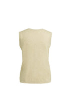 Load image into Gallery viewer, Knitted top with button detail - Olive Grey Green
