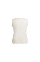 Load image into Gallery viewer, Knitted top with button detail - Off White
