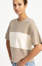 Load image into Gallery viewer, Knit Top with block stripe detail
