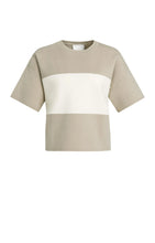 Load image into Gallery viewer, Knit Top with block stripe detail
