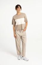 Load image into Gallery viewer, Knit Top with block stripe detail
