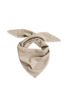 Load image into Gallery viewer, Cotton Blend Knitted Triangle Scarf - Beige
